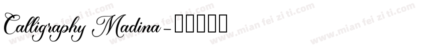 Calligraphy Madina字体转换